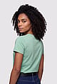 T-Shirt Com Escrita Jesus - Feminino