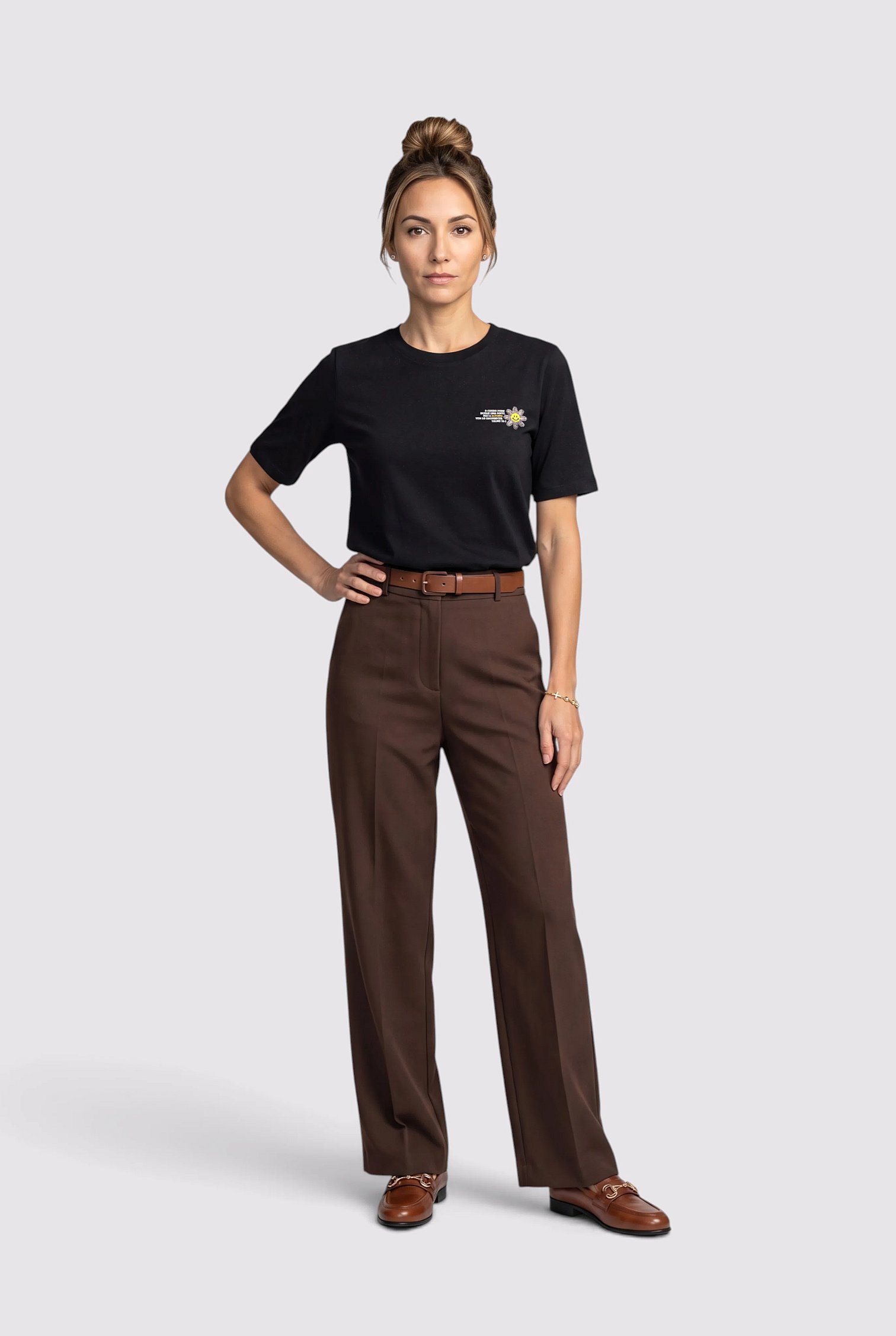 T-Shirt Salmo 30.5 Preto - Feminino