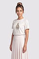 Camiseta Nossa Senhora Aparecida Rogai Por Nós - Feminino