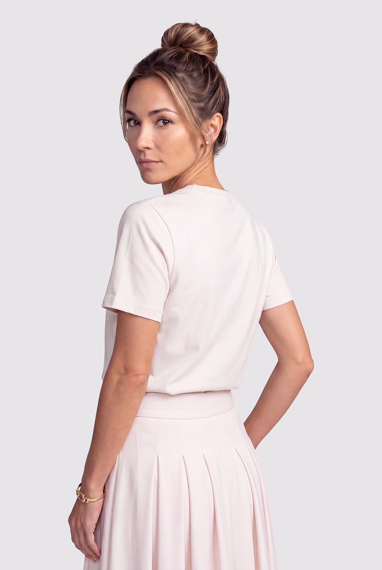 Camiseta Nossa Senhora Aparecida Rogai Por Nós - Feminino